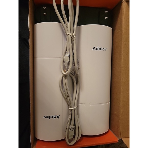 Adalov Other - Gigabit Wireless Bridge with Mounts, 5.8G Point to Point CPE366 Cpe365